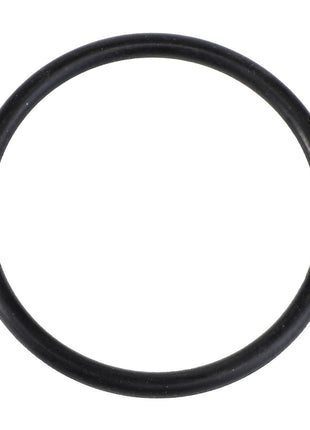 A black circular rubber O-ring rests against a white background, identified as AGCO | O-RING - AG718003 from the brand AGCO.