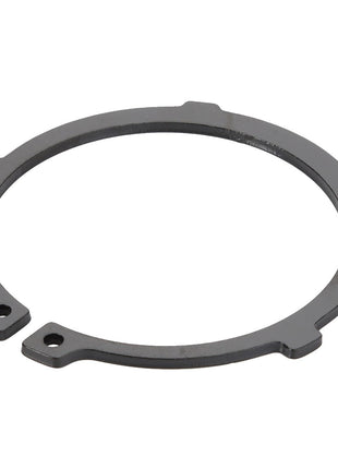 The AGCO | LOCK WASHER - F931870051120 is a metal snap ring with notches and holes, typically used to secure parts on a shaft or in a bore. No current product description information is available.