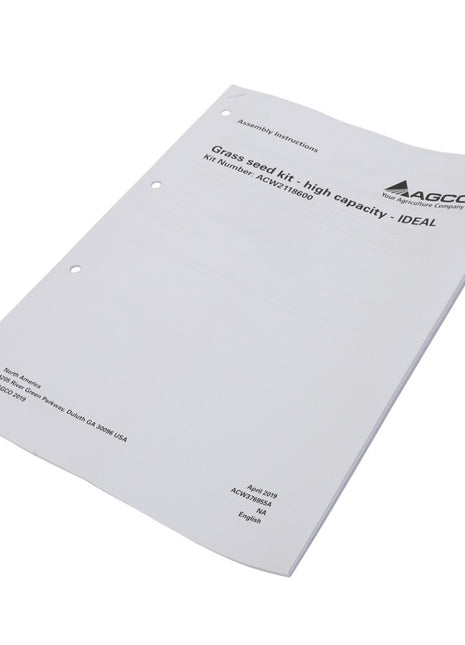 AGCO | Instructions - Acw376955A - Farming Parts
