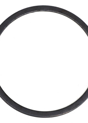 The AGCO Shim - Acp0444960, a thin, circular metal ring with a smooth surface, is pictured against a plain white background.