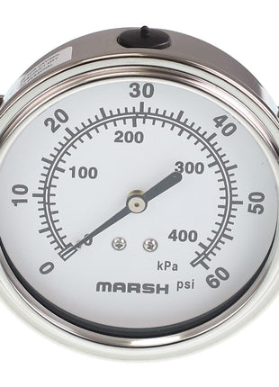 A round pressure gauge displaying measurements in kPa and psi with a needle pointing to 0, branded "AGCO" and labeled as AG514335. No current product description information is available.