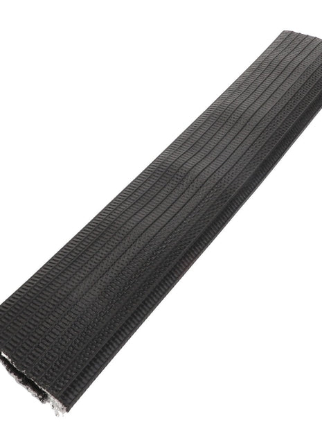 A solitary AGCO discharge hose section, model AG522800, rests on a stark white background.