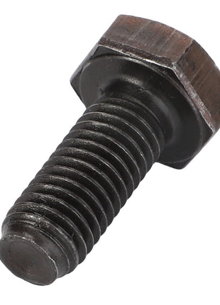 A close-up of the AGCO Hex Cap Screw - Acp0666870, featuring a black threaded body and a hexagonal head.