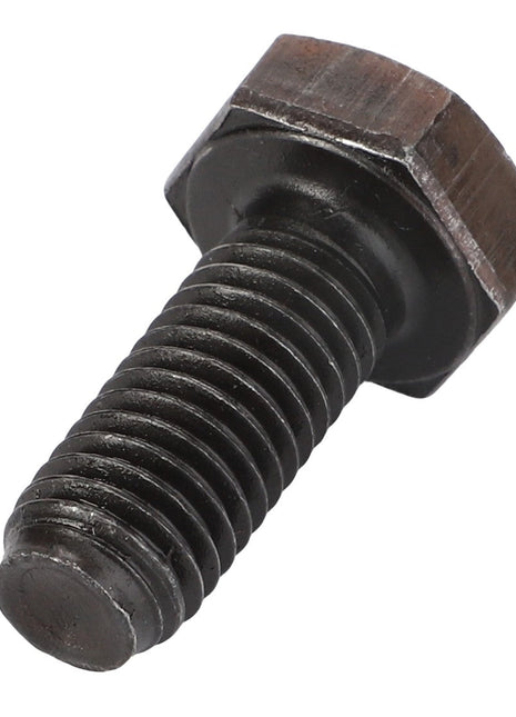 A close-up of the AGCO Hex Cap Screw - Acp0666870, featuring a black threaded body and a hexagonal head.