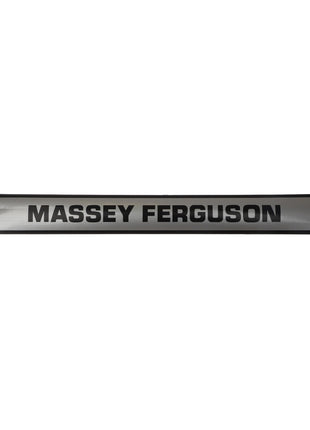 A silver AGCO nameplate with black lettering on a white background, branded as AGCO | DECAL - D49130069.
