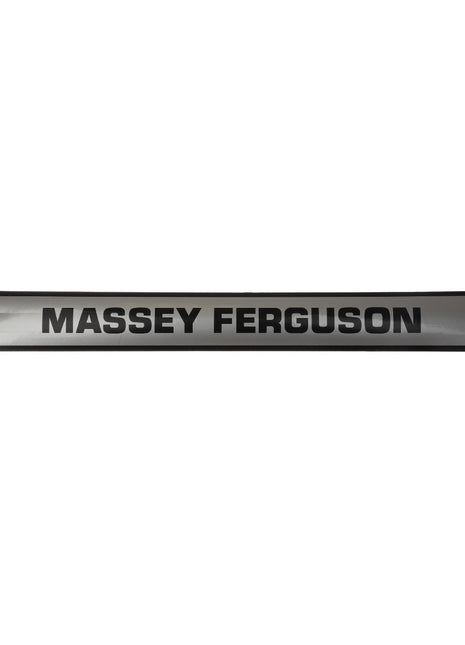 A silver AGCO nameplate with black lettering on a white background, branded as AGCO | DECAL - D49130069.