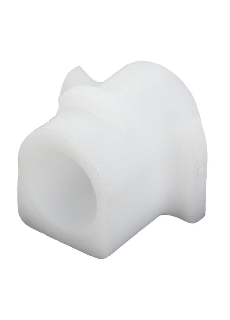 AGCO's Bush - F178500030460 is a white plastic pipe connector with a T-shaped design and a cylindrical opening, ideal for seamless integration into various plumbing systems.