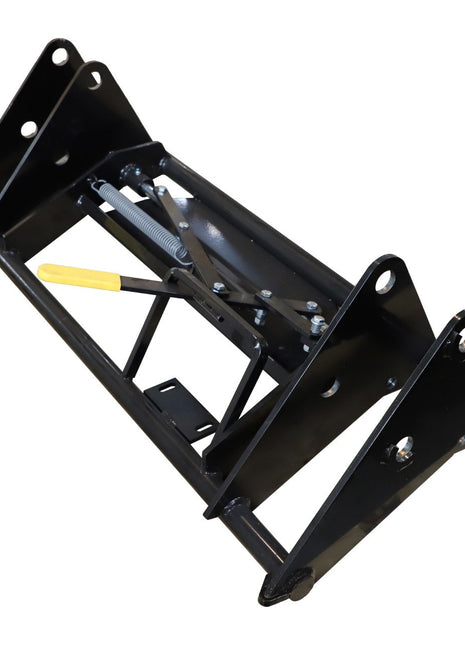 The AGCO | KIT - AL246751 is a heavy-duty black and yellow tractor attachment component that features multiple bolts and a lever, specifically designed for robust applications.