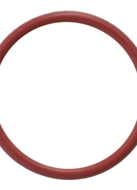 A vibrant red AGCO | O-Ring - F210861100130 from the AGCO brand sits prominently against a crisp, plain white background.