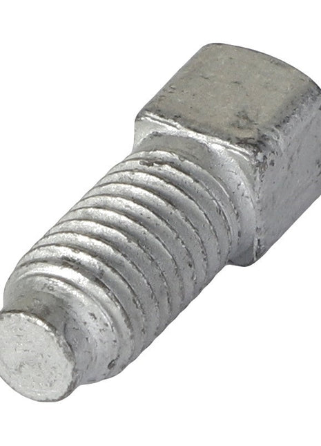 A close-up view of the AGCO SET SCREW - ACW1910380, featuring a partially threaded shaft and a flat end. No current product description information is available.