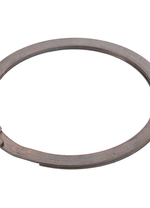 The AGCO Circlip - Acp0580190 is a flat, metallic retaining ring with a small gap, commonly used in mechanical assemblies to secure components. Currently, there is no additional product description available.