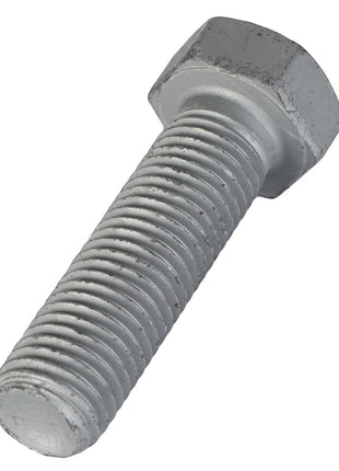A close-up view of the AGCO Hexagonal Bolt - Acw1059340 showcases its silver metallic finish and threaded shaft, with the hexagonal head prominently visible at the top. The current product description information is not available.