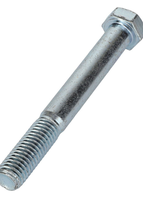 The AGCO | SCREW UNC - AL5001164 is a metallic hex bolt with threading on one end and a hexagonal head on the other, expertly designed for fastening materials together.
