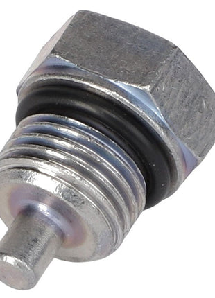 Introducing the AGCO | Cavity Plug - Acx2790140, a high-quality metal threaded plug featuring a durable rubber O-ring and a functional protruding pin at one end. Currently, additional product description information is not available.