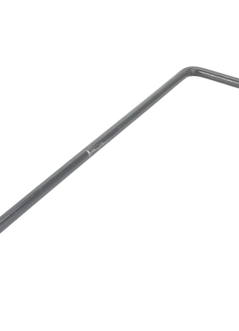 A sleek gray AGCO metal hex key, LEVER - D26744968, showcasing a practical L-shaped design displayed against a pristine white background.