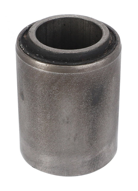 A cylindrical metal sleeve or bearing with a hollow center, displayed on a white background, ensures peak efficiency and is an AGCO Parts Genuine product: AGCO | Silent Block, Shaking Shoe - D46481800.