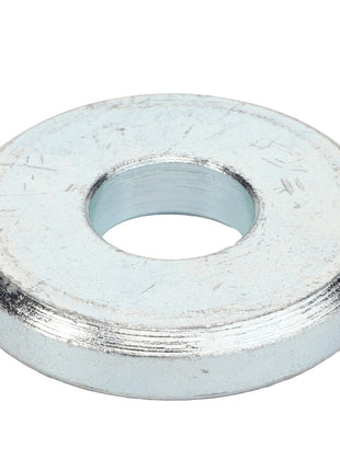 The AGCO | Washer - Acp0323720 is a metallic flat washer with a circular hole in the center. Currently, no additional product description is available.