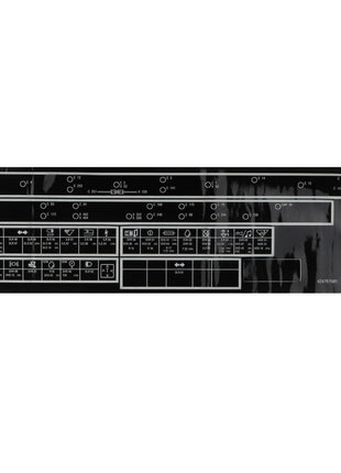 The AGCO | DECAL - D28783014 is a black and white electronic device control panel featuring various buttons and indicators with symbols and labels in Japanese text. No additional product description information is available.