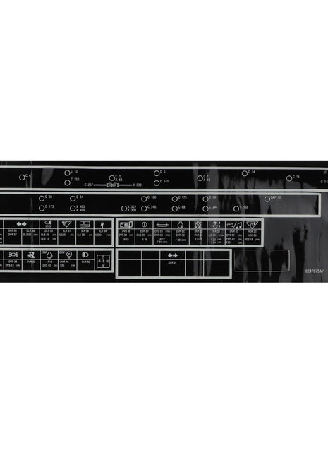 The AGCO | DECAL - D28783014 is a black and white electronic device control panel featuring various buttons and indicators with symbols and labels in Japanese text. No additional product description information is available.