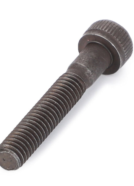 A close-up image of a single, metallic threaded bolt with a textured head. This is the AGCO Hex Socket Screw - Va021377.