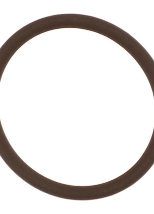 A pristine AGCO brown rubber O-ring, model AG714988, in the shape of a perfect circle rests on a stark white background.