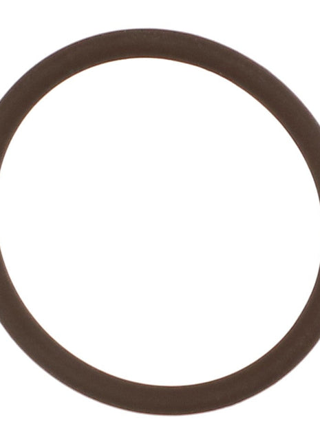 A pristine AGCO brown rubber O-ring, model AG714988, in the shape of a perfect circle rests on a stark white background.