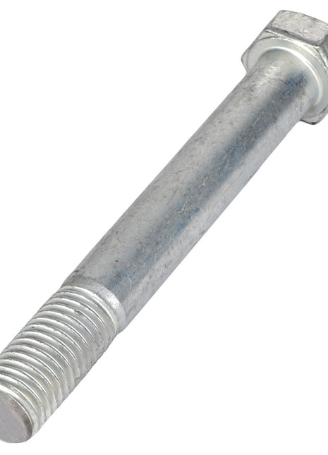 A silver hex bolt with a threaded end and a smooth shank, shown on a white background. No current product description information is available for the AGCO HEX CAP SCREW - EP4960 by AGCO.