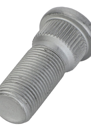 A close-up image of the AGCO BOLT - D46743800, showcasing its threaded metal structure and knurled section near the head, displayed on a white background. Please note that no current product description information is available.