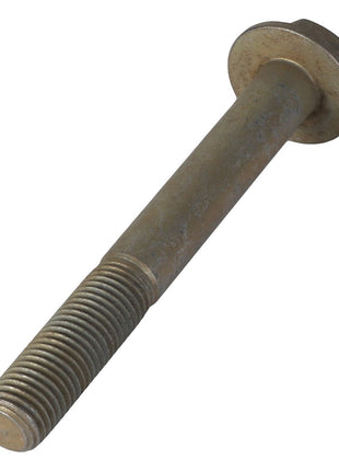 The AGCO Hexagon Flange Bolt - 3009248X1 is a durable metal bolt equipped with a partially threaded shaft and an integrated washer flange. It features a hexagonal head for easy tightening.