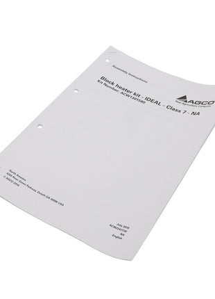AGCO | Instructions - Acw2247730 - Farming Parts