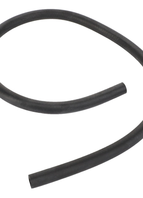 A coiled AGCO Hose - La19075789 in black rubber with open ends, laid out on a white background. No current product description available.