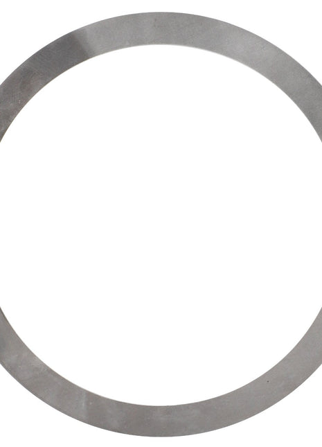 Product Description: The AGCO | Shim - F145301020060 is a flat, circular metal ring with a smooth surface and uniform thickness.