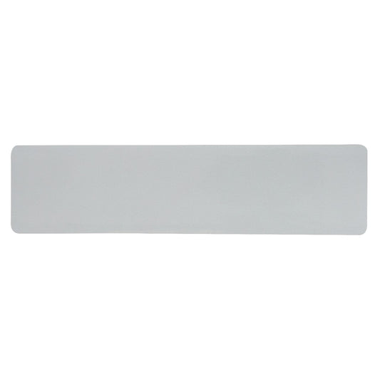 A rectangular gray object with a slightly textured surface and rounded corners is showcased against a white background. This item is the AGCO DECAL - D49138700 by AGCO. Product description information is currently unavailable.