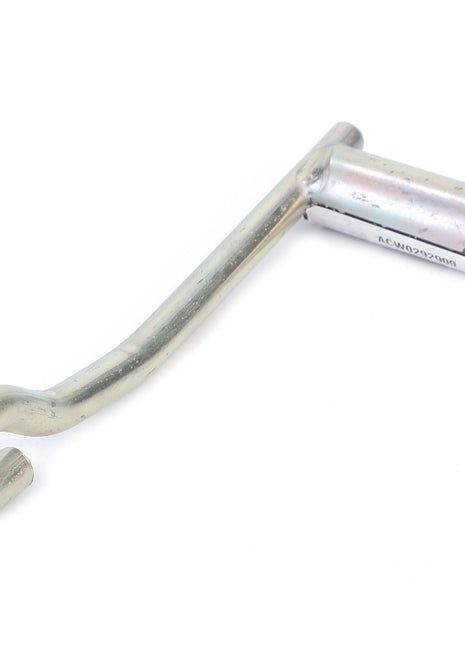 Presented is the AGCO | Stem - Acw0292900, a silver L-shaped tool featuring a cylindrical handle and a curved hook at the end. No current product description information is available.