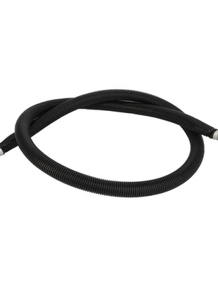 An AGCO air conditioning hose, model ACY1581880, featuring a coiled black design and metal fittings on both ends. No additional product description information is currently available.