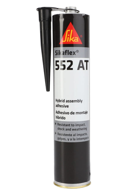 Tube of AGCO Adhesive - Acp0553020 hybrid assembly adhesive, labeled in multiple languages, with a nozzle attached to the top. No current product description available.