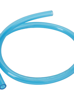 The AGCO Hose - Acp0669690 is a coiled blue plastic tube with slightly curved edges. No current product description is available for this product.