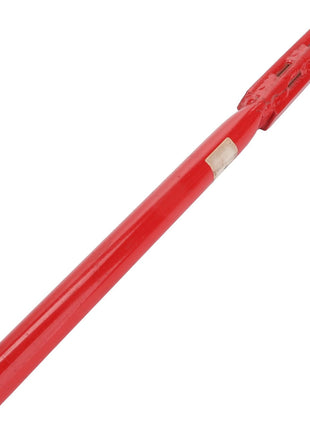 The AGCO | LEVER - D49071100, a red pipe with a Y-shaped end, appears to be a tool or part designed for a specific mechanical application. However, there is no current product description information available.