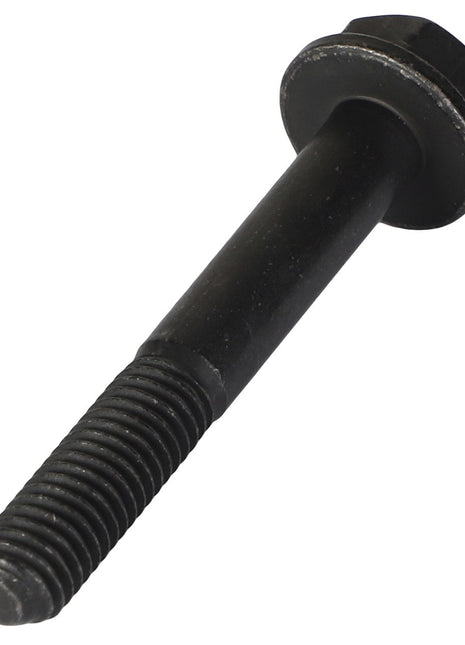 A close-up image of the AGCO Hexagon Flange Bolt (Acw3030970), featuring a black threaded shaft and a washer near the head. No current product description information is available.