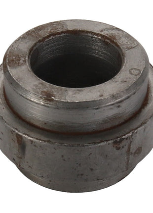 A close-up of the AGCO Bush - Acp0283720, a cylindrical metal bearing with a central hole, exhibiting signs of use and wear. No current product description available.