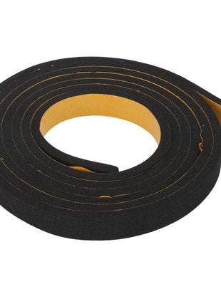 A coiled roll of AGCO Foam Seal - Acw1431530 adhesive foam tape in black, on a white background.