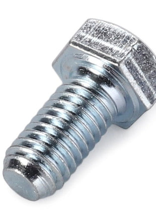 Close-up of an AGCO Hex Cap Screw - Va020705, showcasing its metallic hexagon head and threaded shaft, set against a white background. No current product description available.