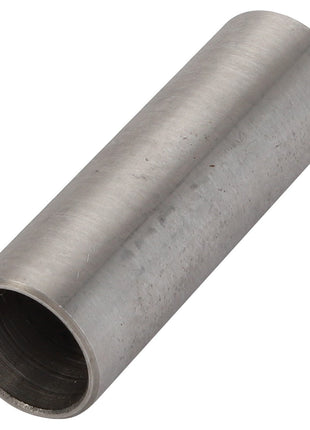 A cylindrical, metal tube, shown at an angle. The tube is hollow, with smooth surfaces and a slightly reflective finish. Product Name: AGCO | SPACER - ACY1511760 from the brand AGCO. No current product description information is available.