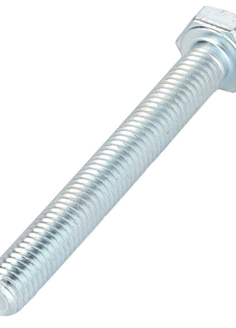 The AGCO Hex Cap Screw - La15212921, a metal hex bolt with a threaded body, currently has no available product description.