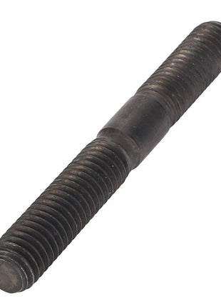 A close-up image of an AGCO Stud Bolt - F214202100020 featuring threaded ends and an unthreaded middle section on a white background. No current product description available.
