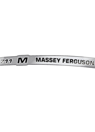 A curved, metallic badge labeled "5711" and "M MASSEY FERGUSON," likely from agricultural machinery or equipment, is identified as the AGCO Sticker - Acw6228550 by the brand AGCO. No additional product description information is available.