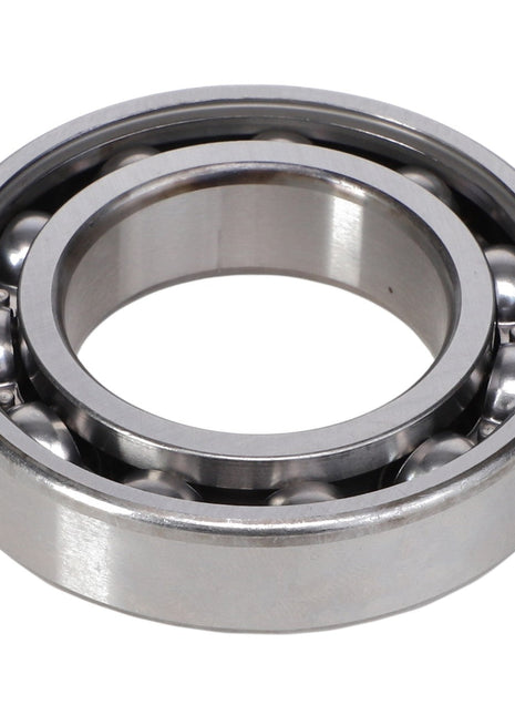 A close-up image of an AGCO | Cylindrical Round Bore Ball Bearing - KS5030A, showcasing its inner and outer rings with balls in between.