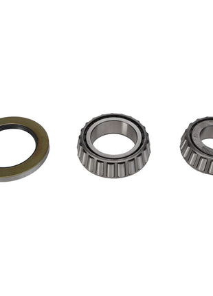 Currently, no product description is available for the AGCO Hub - Acp0017650, which includes one washer-like ring and two metal tapered roller bearings.