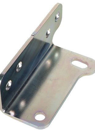 The AGCO Driveline Holder Bracket - Acw2018910 is a metal mounting bracket with multiple holes for screws, designed for securing or attaching objects. Currently, no additional product description information is available.