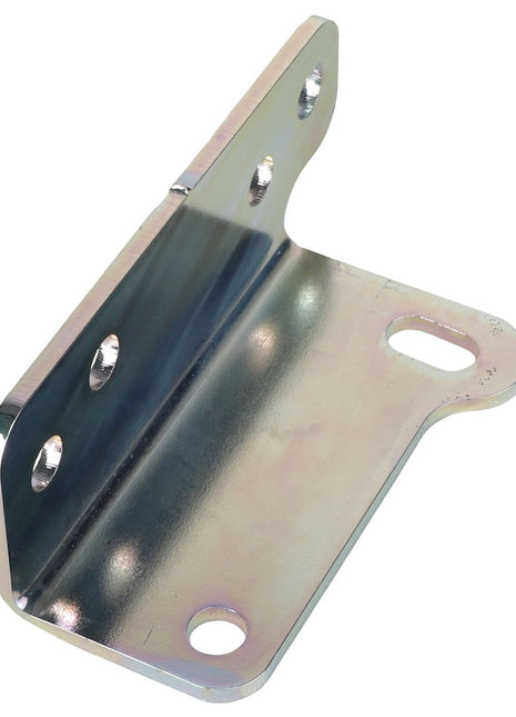The AGCO Driveline Holder Bracket - Acw2018910 is a metal mounting bracket with multiple holes for screws, designed for securing or attaching objects. Currently, no additional product description information is available.